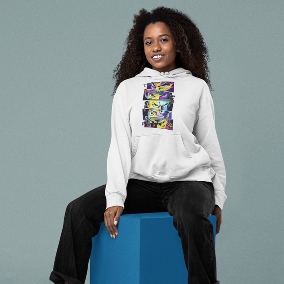 CREATIVE  ANIME NEW - DESIGN:: UNISEX CUSTOM HOODIE - Picture 6 of 10